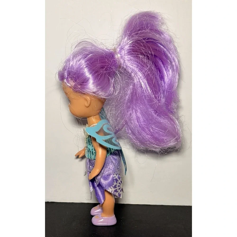 ZURU Sparkle Girlz Little Friends Mini Doll Fairy Collectible Purple Hair